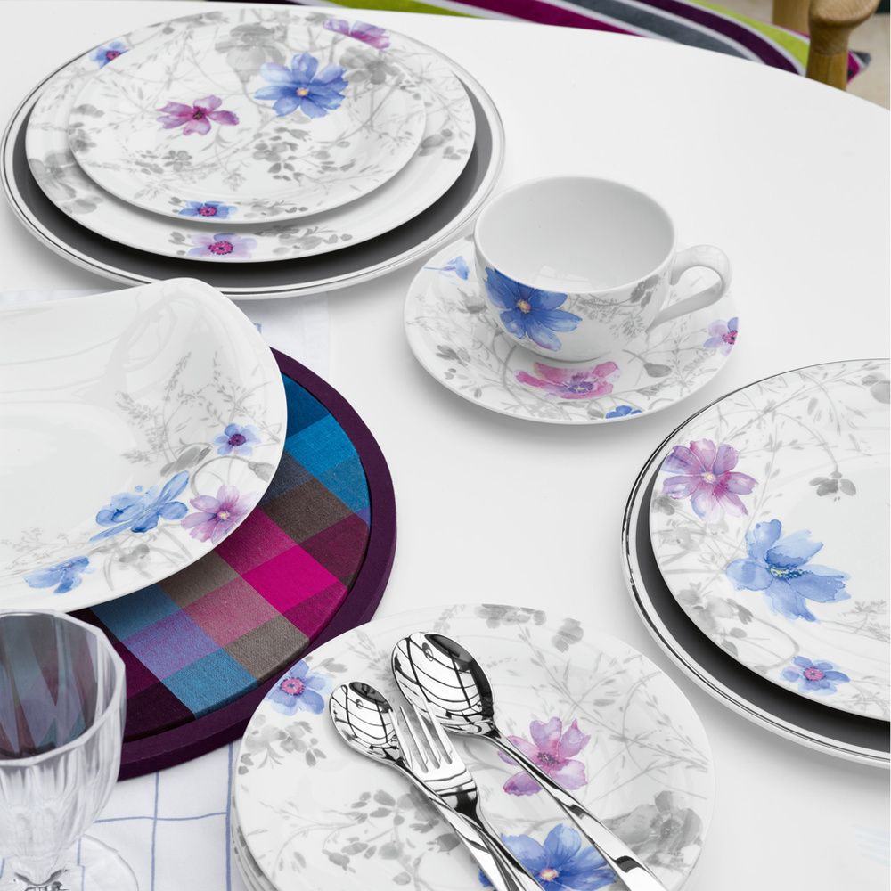 Villeroy & Boch Assiette plate Mariefleur Gris Basic Assiette