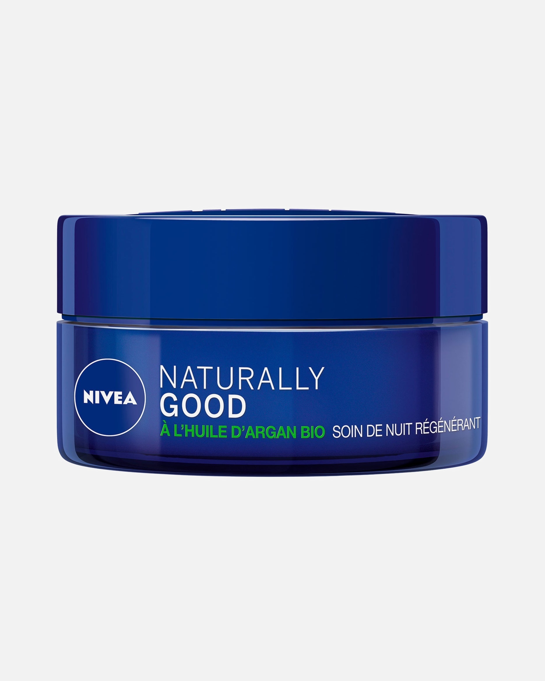 NIVEA 24H Feuchtigkeitsspendende Nachtcreme mit Bio-Arganöl