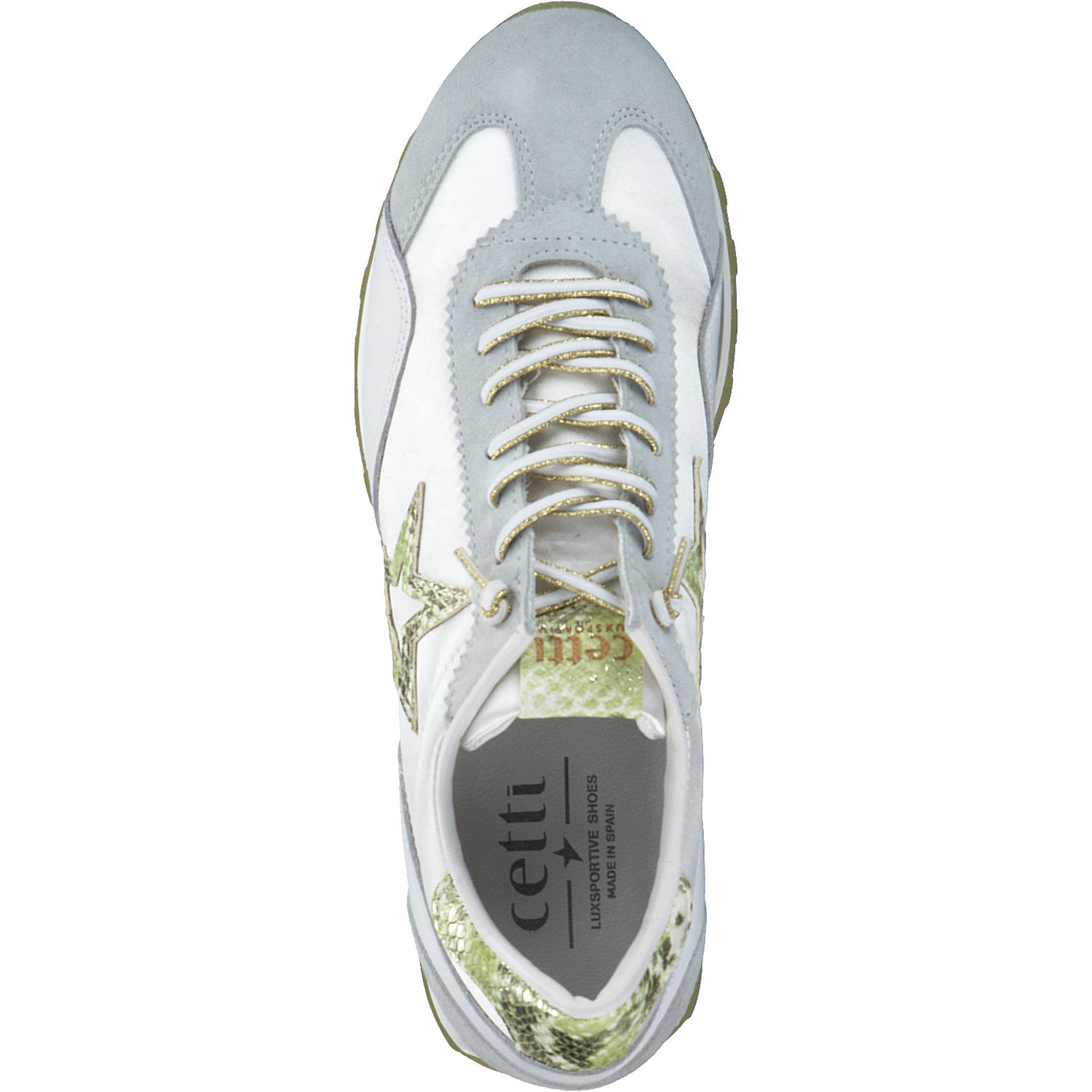 Cetti C1259, Sneakers Low, Damen, WHITE