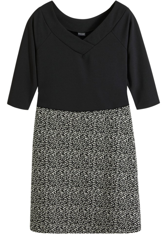 Kleid mit Jacquard-Rock