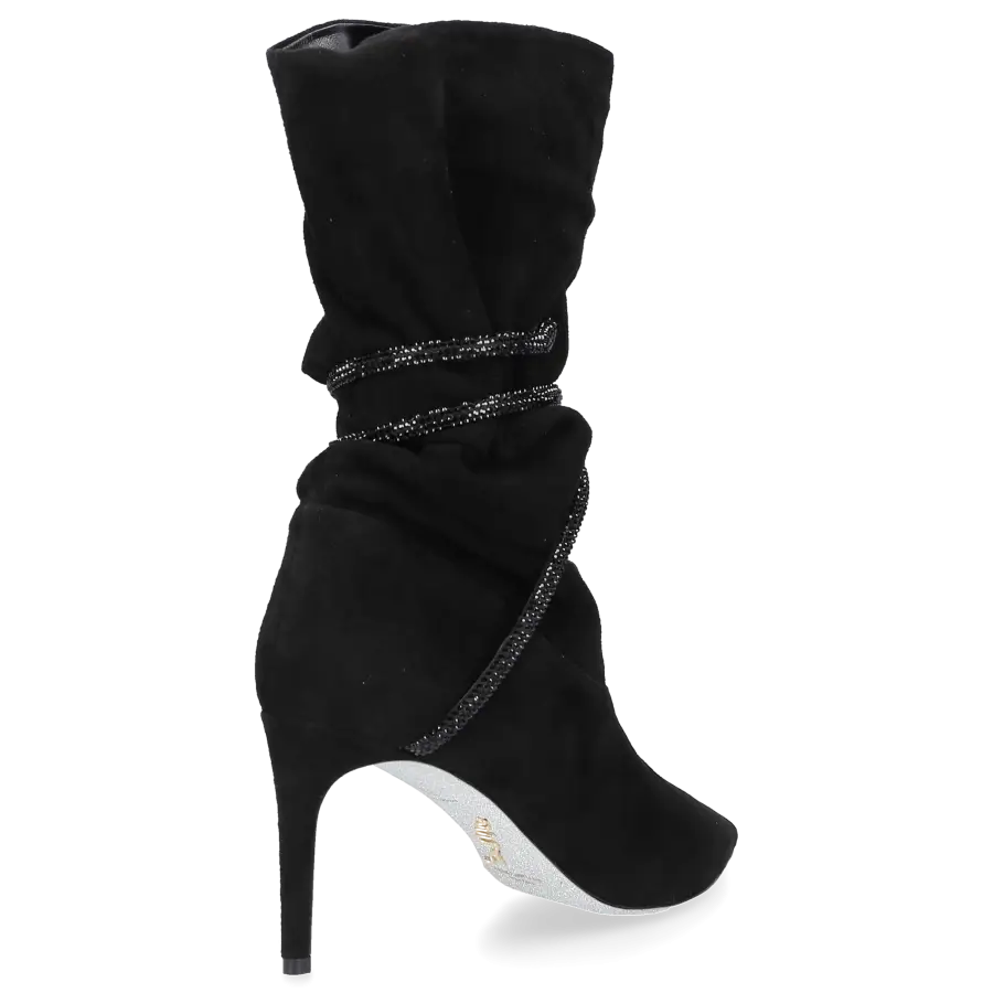Rene Caovilla - Klassische Stiefeletten C11908 Veloursleder - schwarz