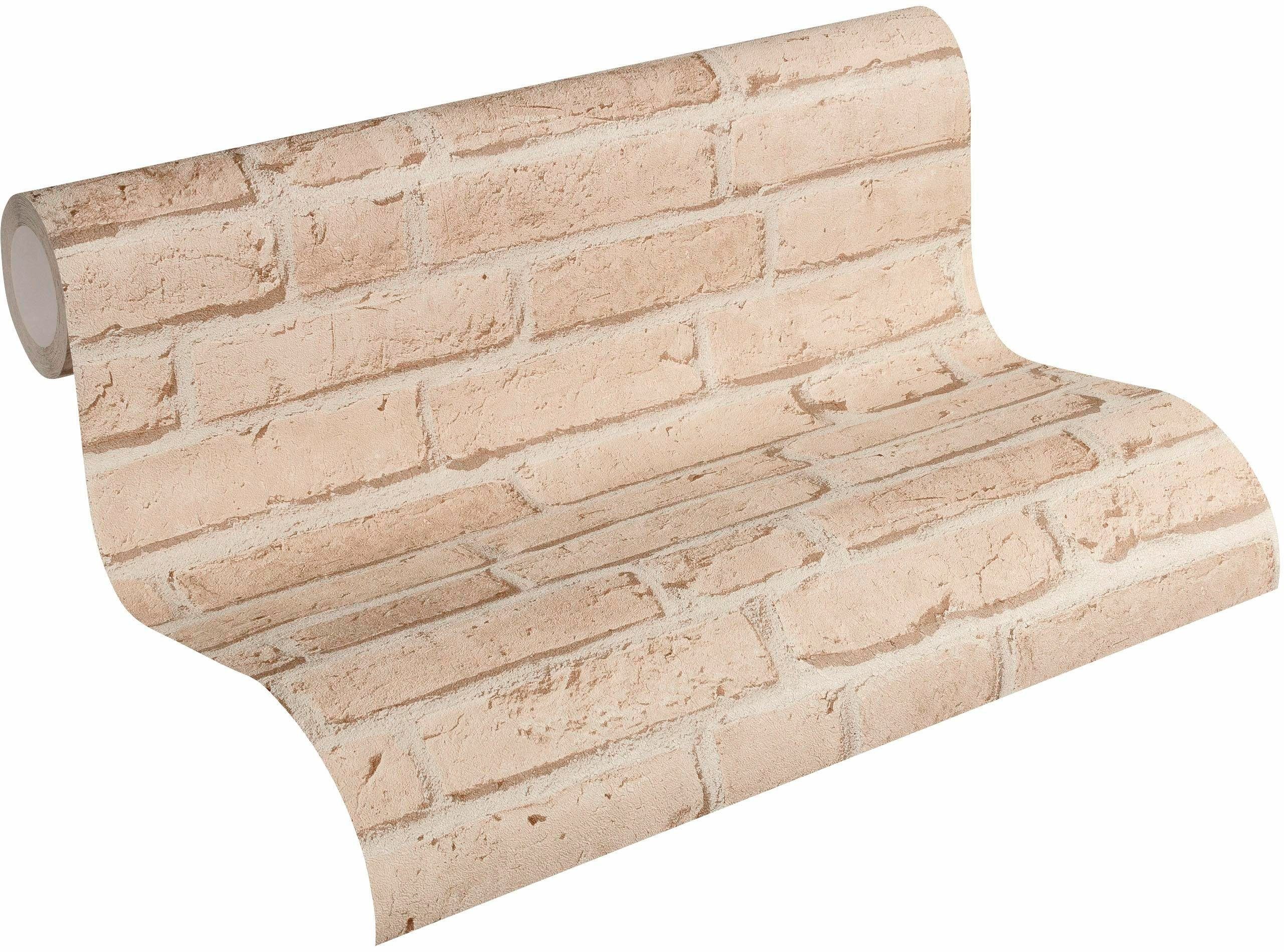 living walls Vliestapete Best of Wood`n Stone 2nd Edition, Steinoptik, Struktur Tapete Stein