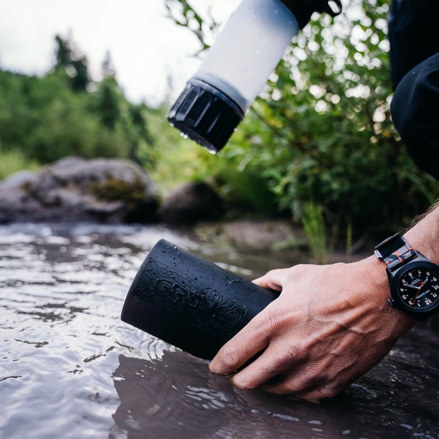GeoPress Wasserfilter Trinkflasche