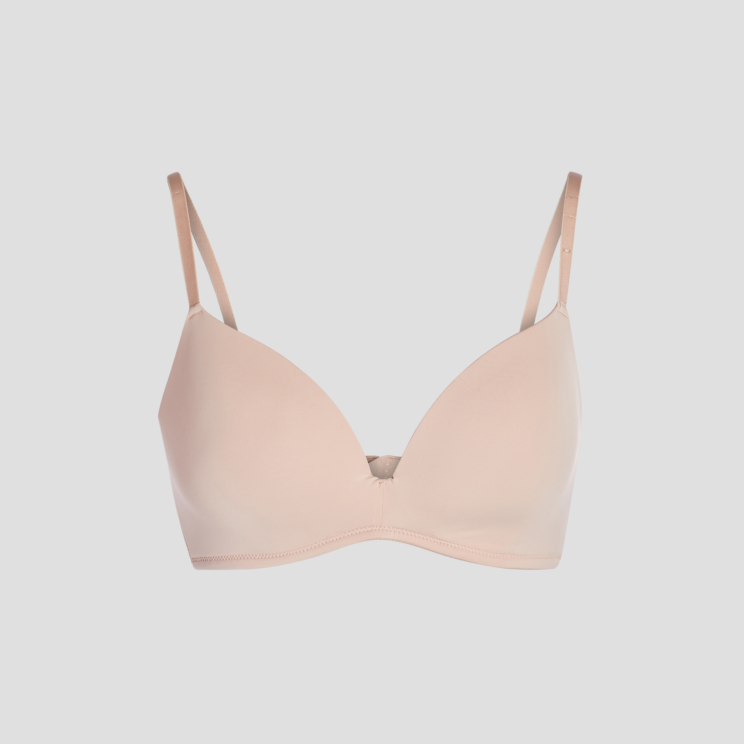 Soutien-gorge triangle microfibre beige femme | La Halle