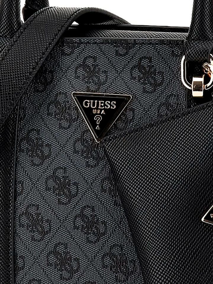 Guess Henkeltasche in Grau/ Schwarz - (B)29 x (H)21 x (T)9 cm günstig kaufen onesize