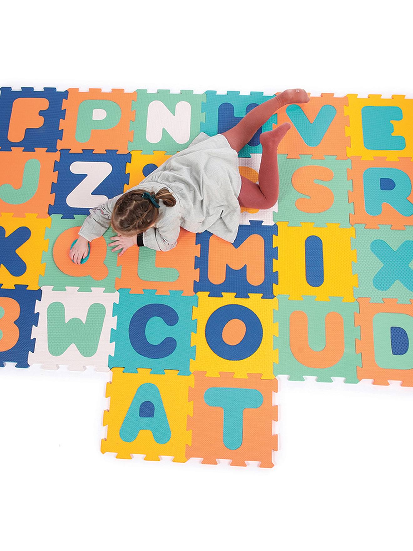 Ludi Baby Puzzle-Spielmatte LUDI, 26 Teile - mehrfarbig