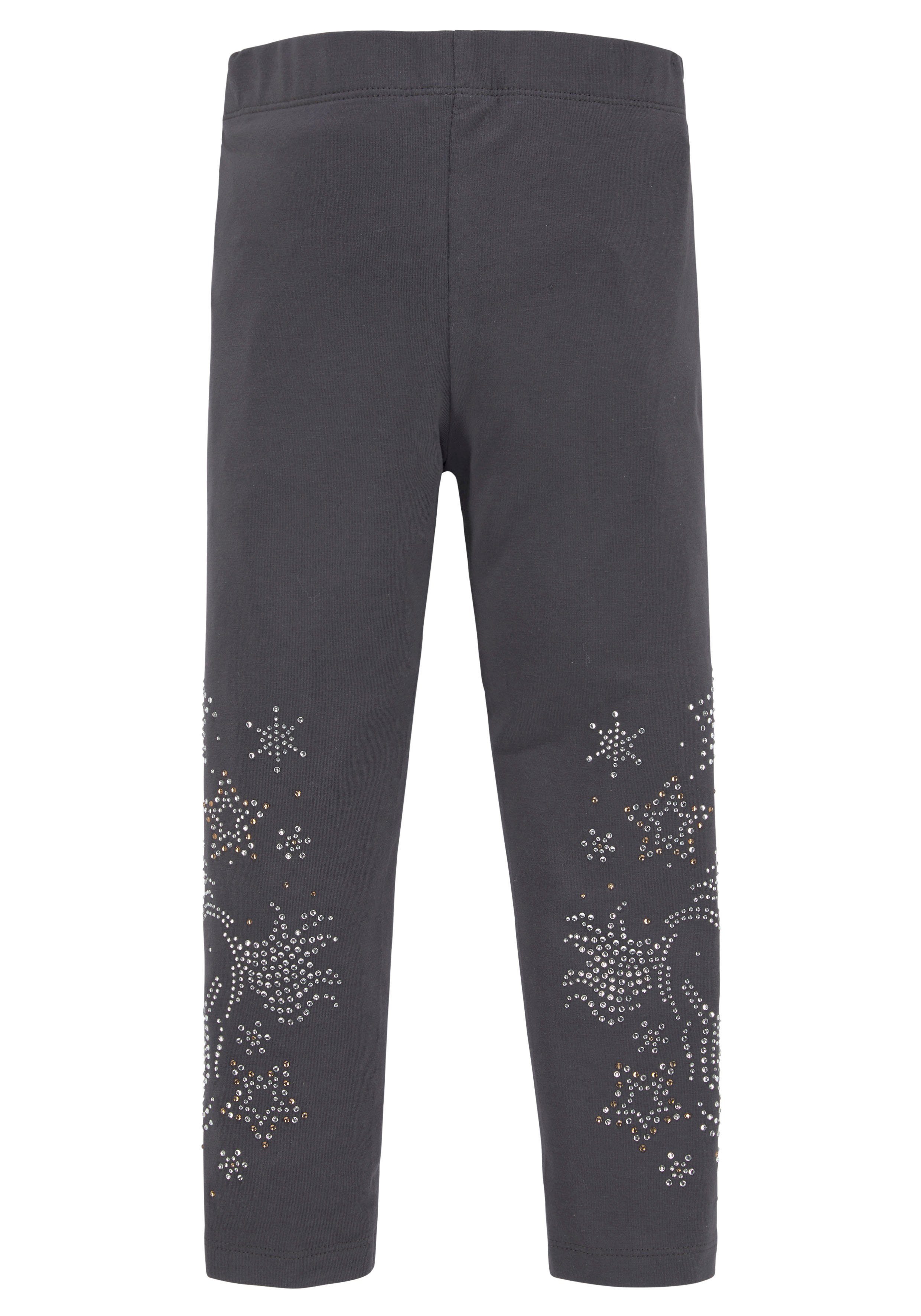 KIDSWORLD Leggings GLITZER PFERD mit Glitzersteinen aufwendig verziert