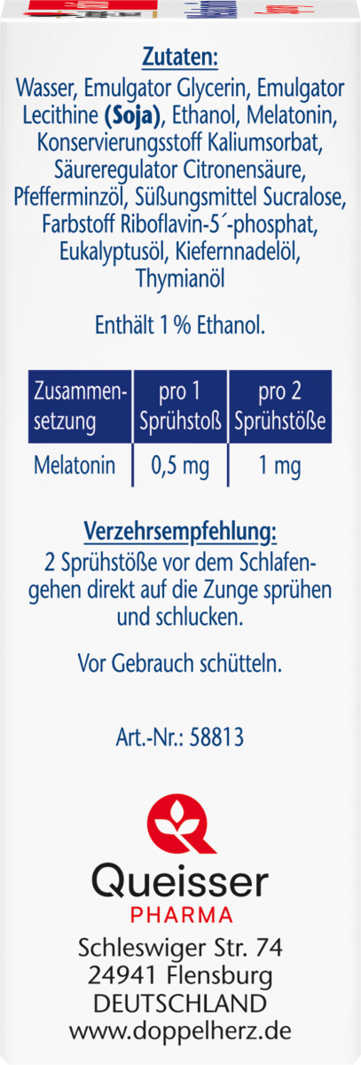 Melatonin Spray, 20 ml