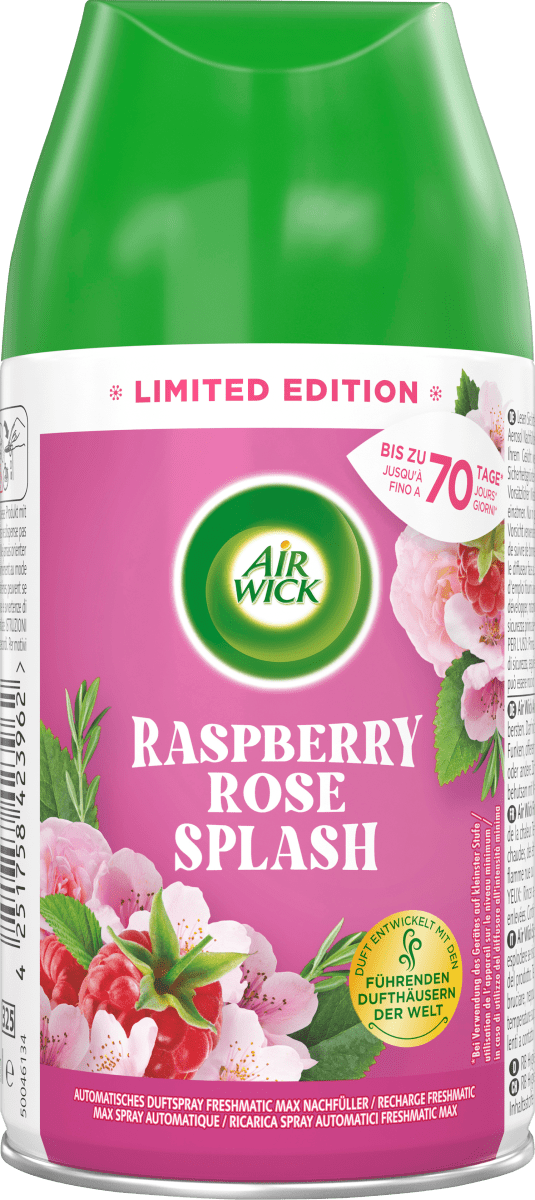 Lufterfrischer Raspberry Rose Splash Nachfüllpack, 250 ml
