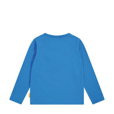 T-Shirt langarm, mittelblau