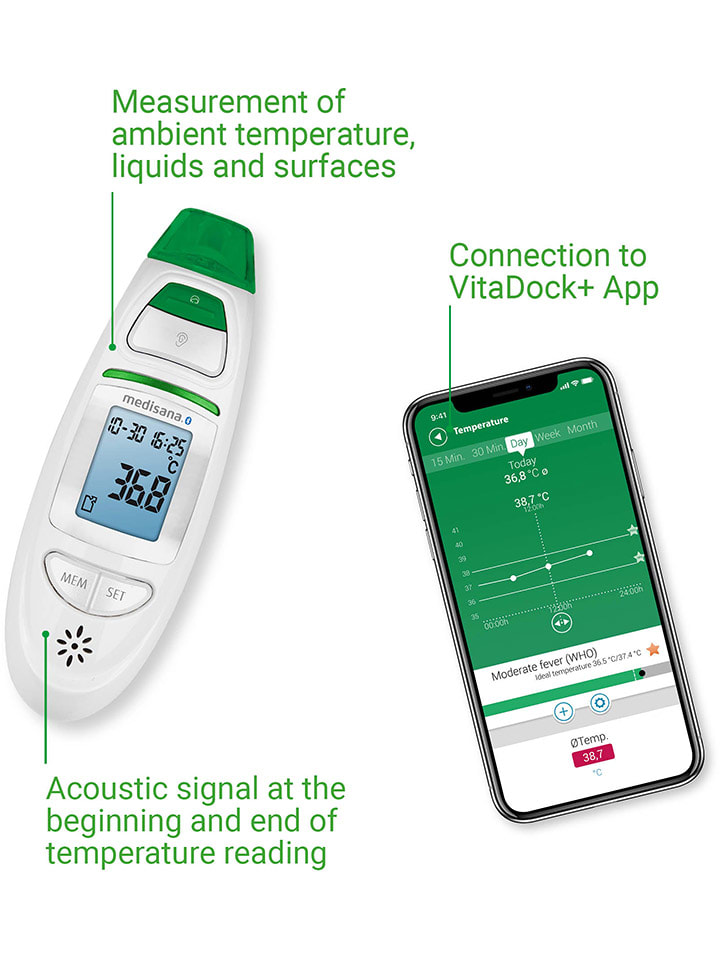 Medisana Infrarot-Multifunktionsthermometer 