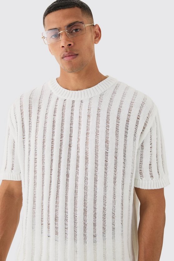 Oversize T-Shirt in Weiß
