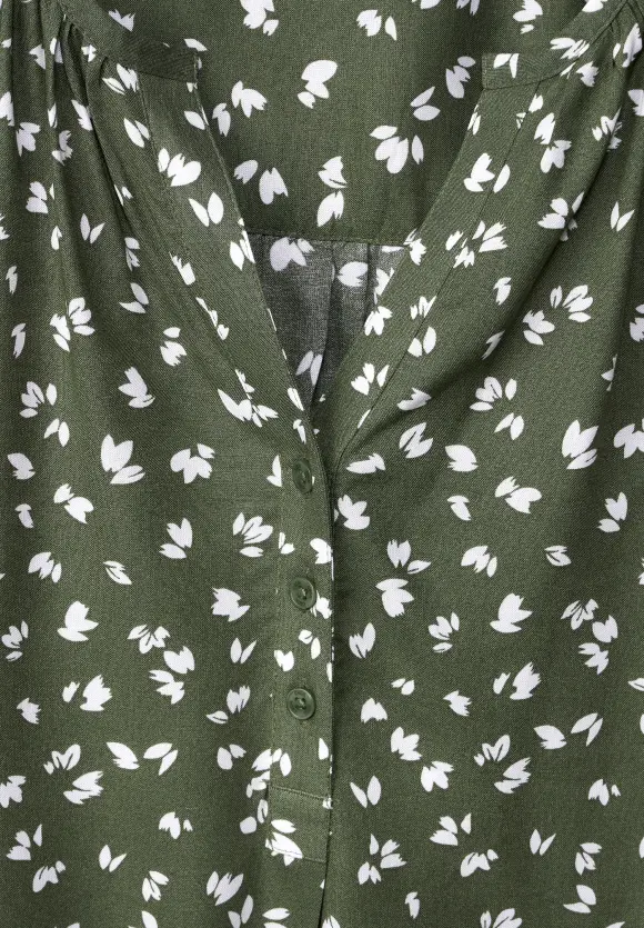 CECIL Bluse mit kurzer Knopfleiste