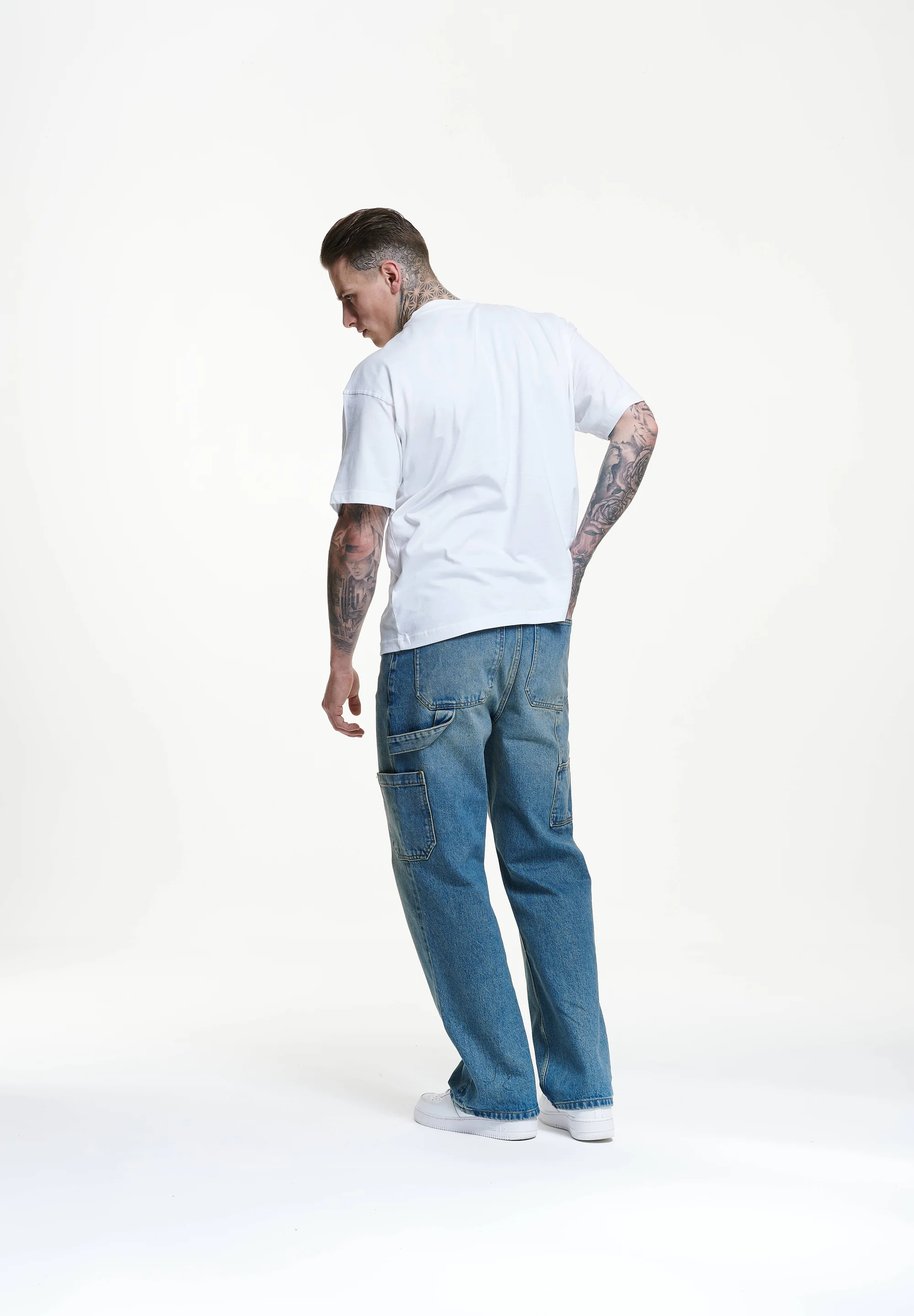 2Y Studios ELADAN WORKER BAGGY - Vaqueros holgados