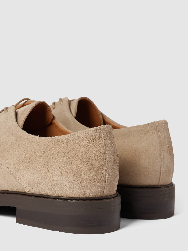 Derby-Schuhe mit Schnürverschluss Modell 'BLAKE' in beige