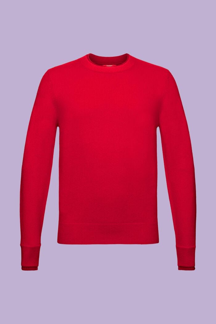 Kaschmirpullover mit Rundhalsausschnitt