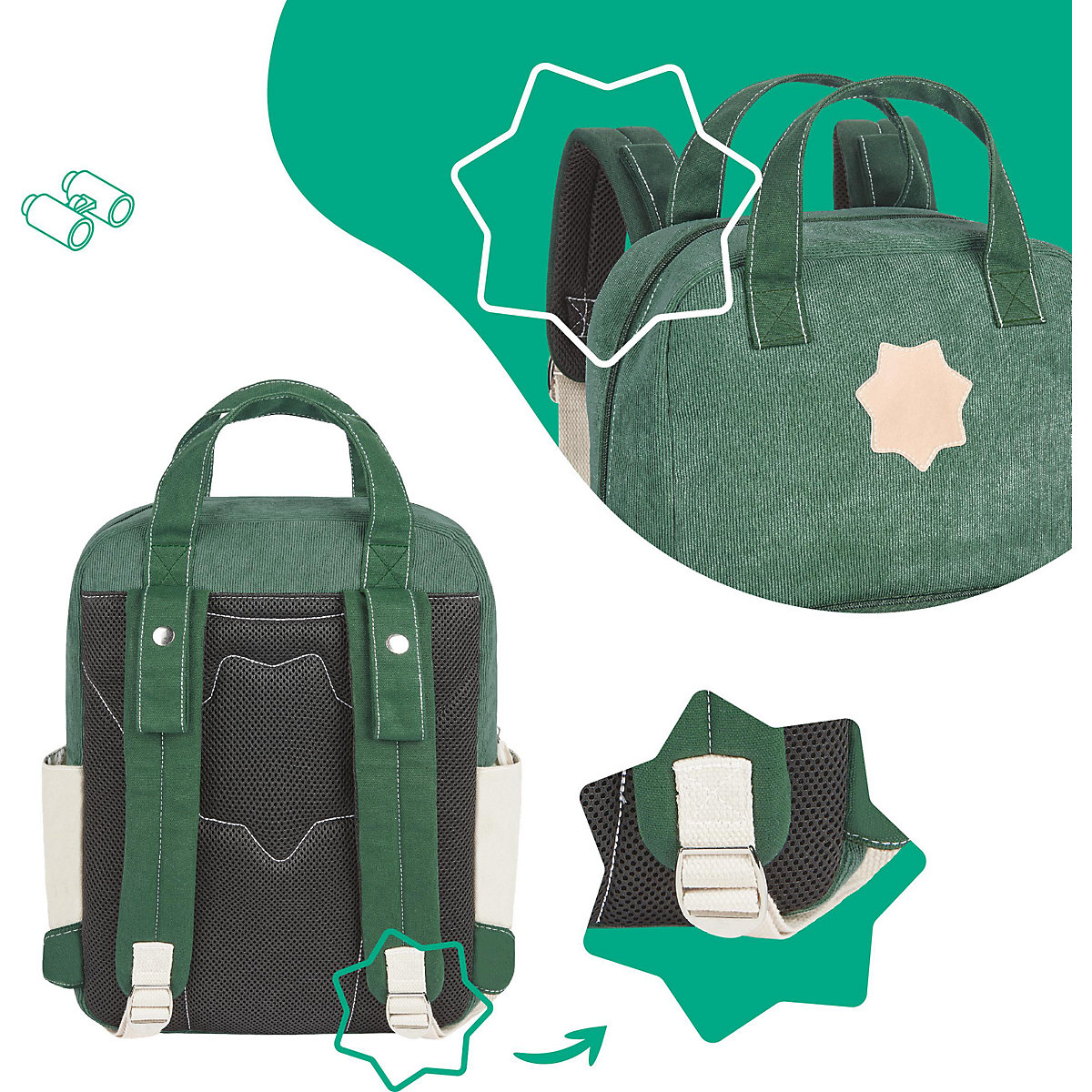 Wickelrucksack Safari