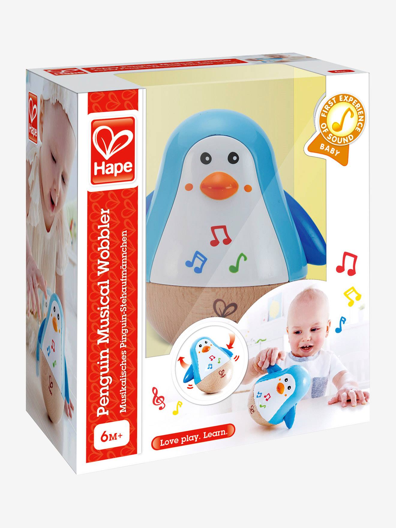 Hape Baby Stehaufmännchen HAPE, Pinguin - mehrfarbig