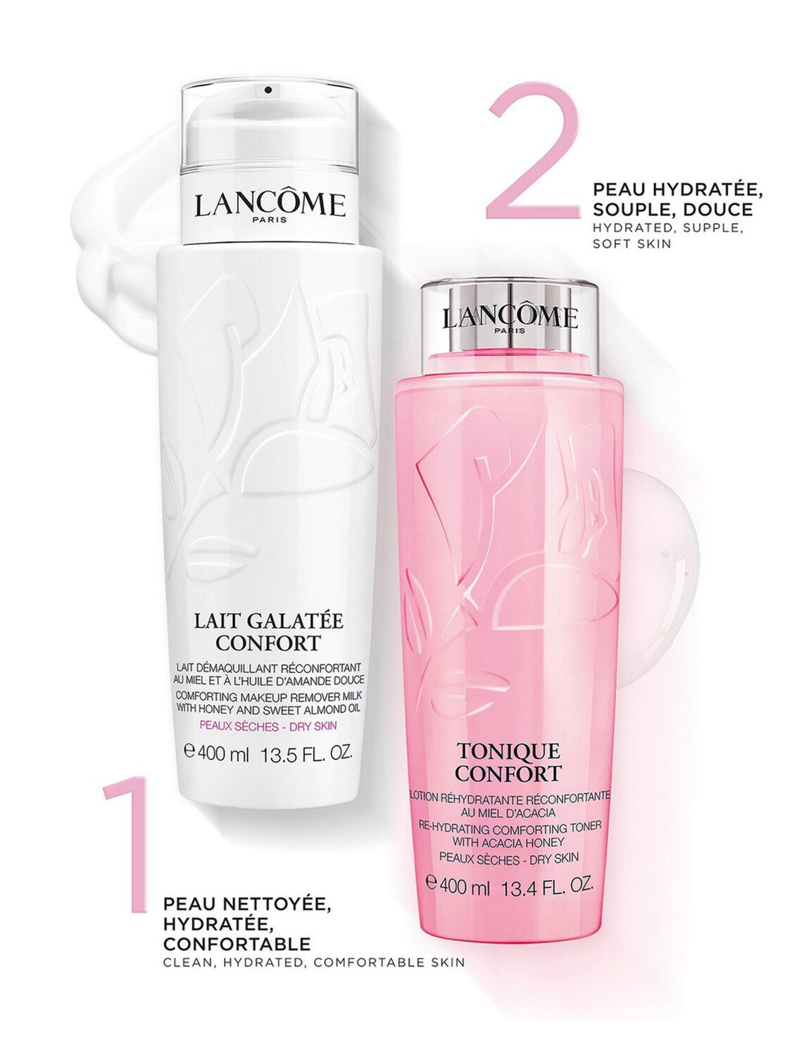lancôme Jumbo Confort Coffret Lait Démaquillant & Tonique Confort