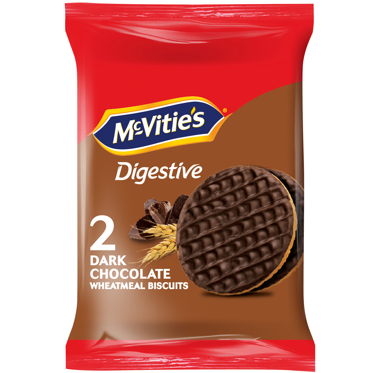 McVitie's Digestive Dark Chocolate 6x2er
