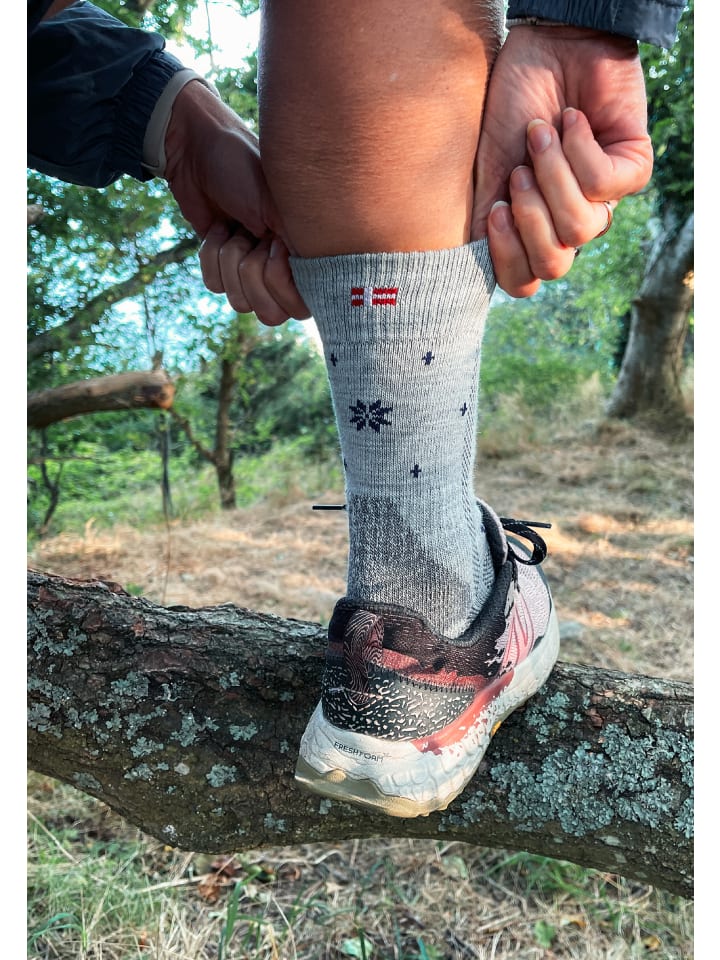 DANISH ENDURANCE Socken Hiking Classic in navy/red/light grey günstig kaufen