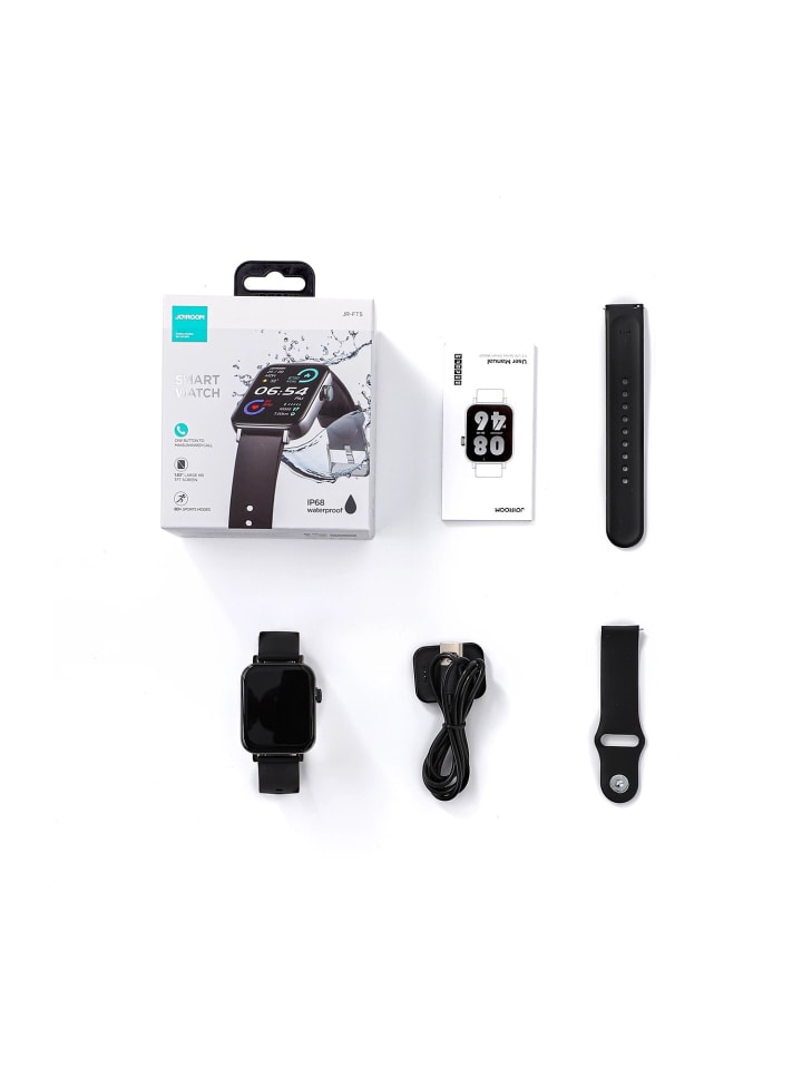 COFI 1453 Joyroom Fit-Life Series Smartwatch mit Anrufannahmefunktion in Schwarz günstig kaufen onesize