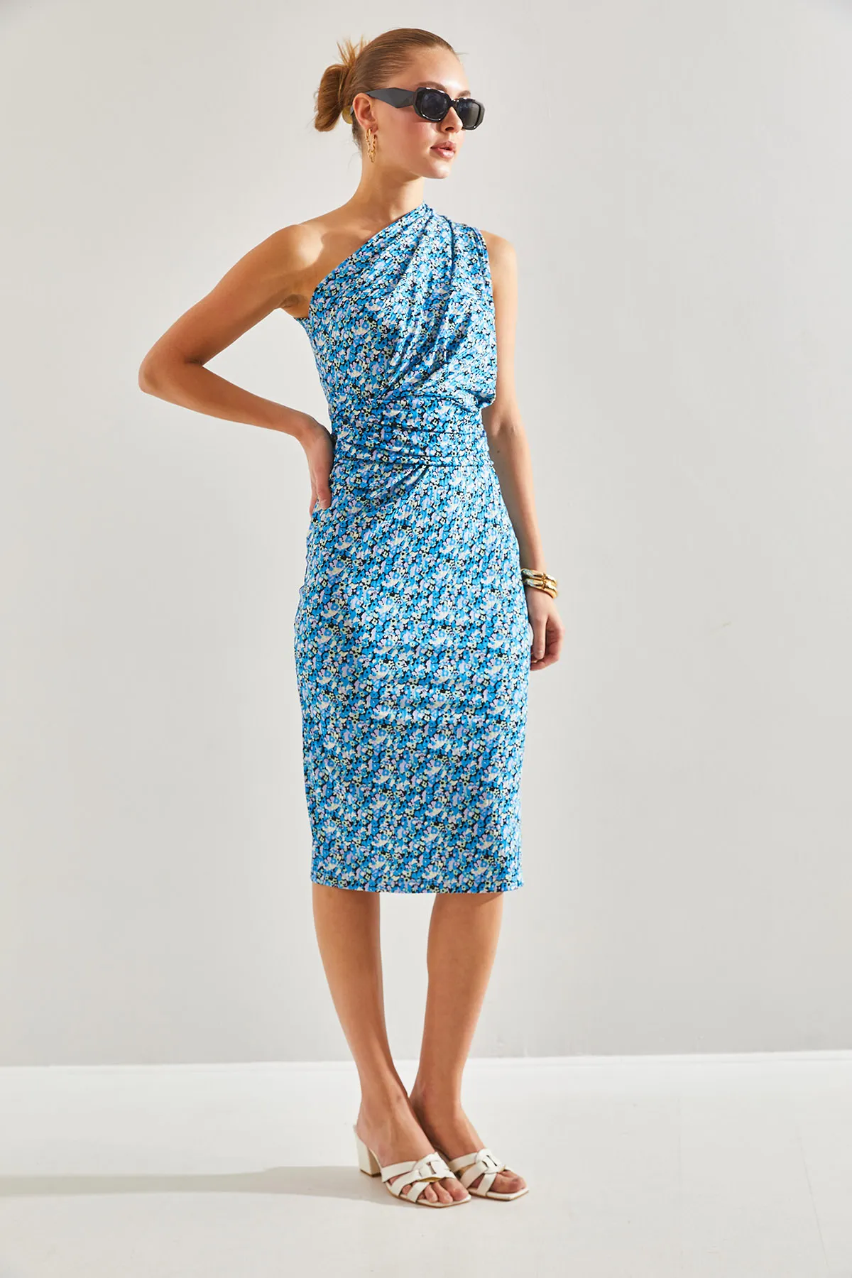 Bianco Lucci  Kleid - Blau - A-Linie