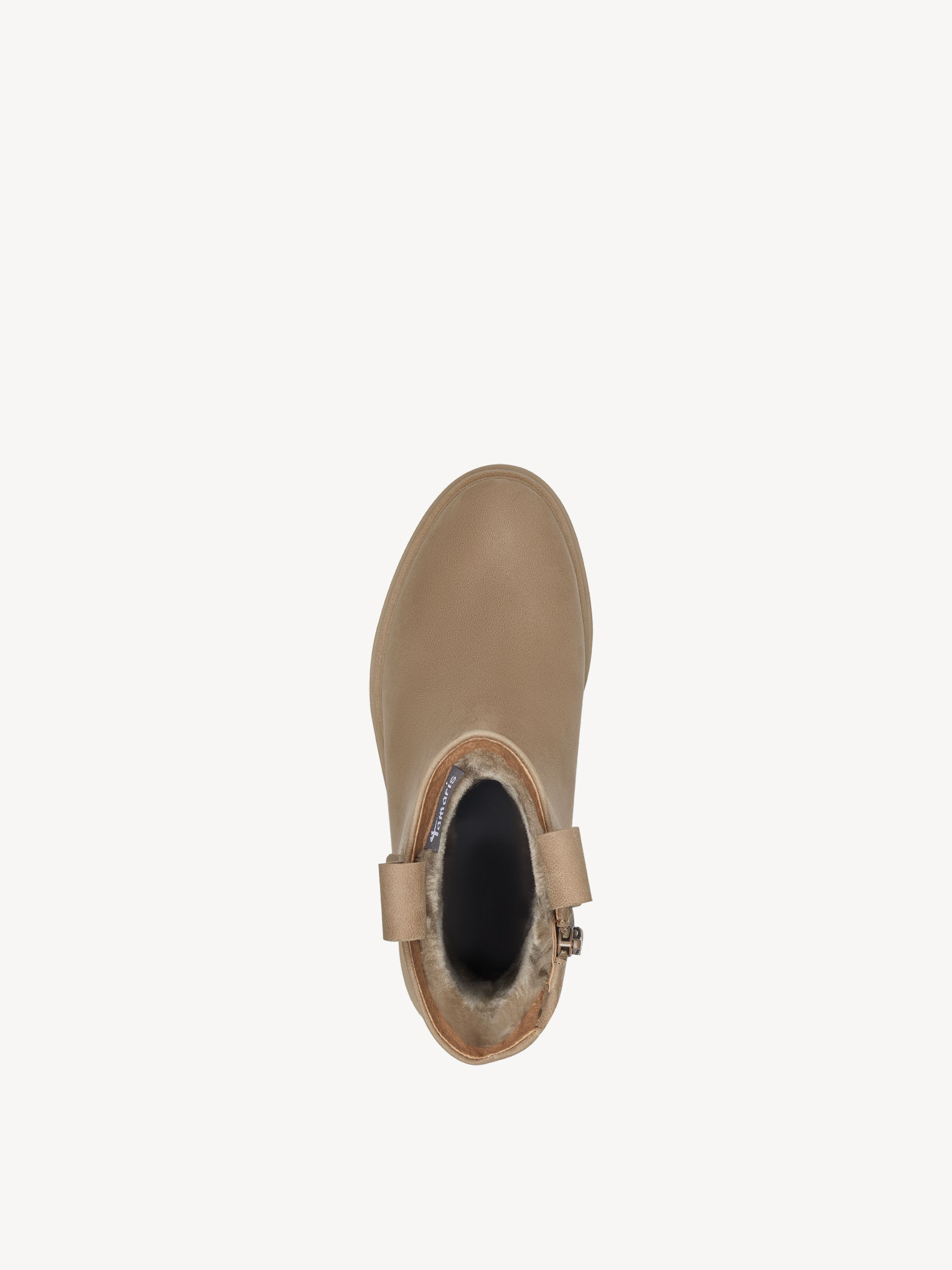 Bottine en cuir - marron doublure chaude
