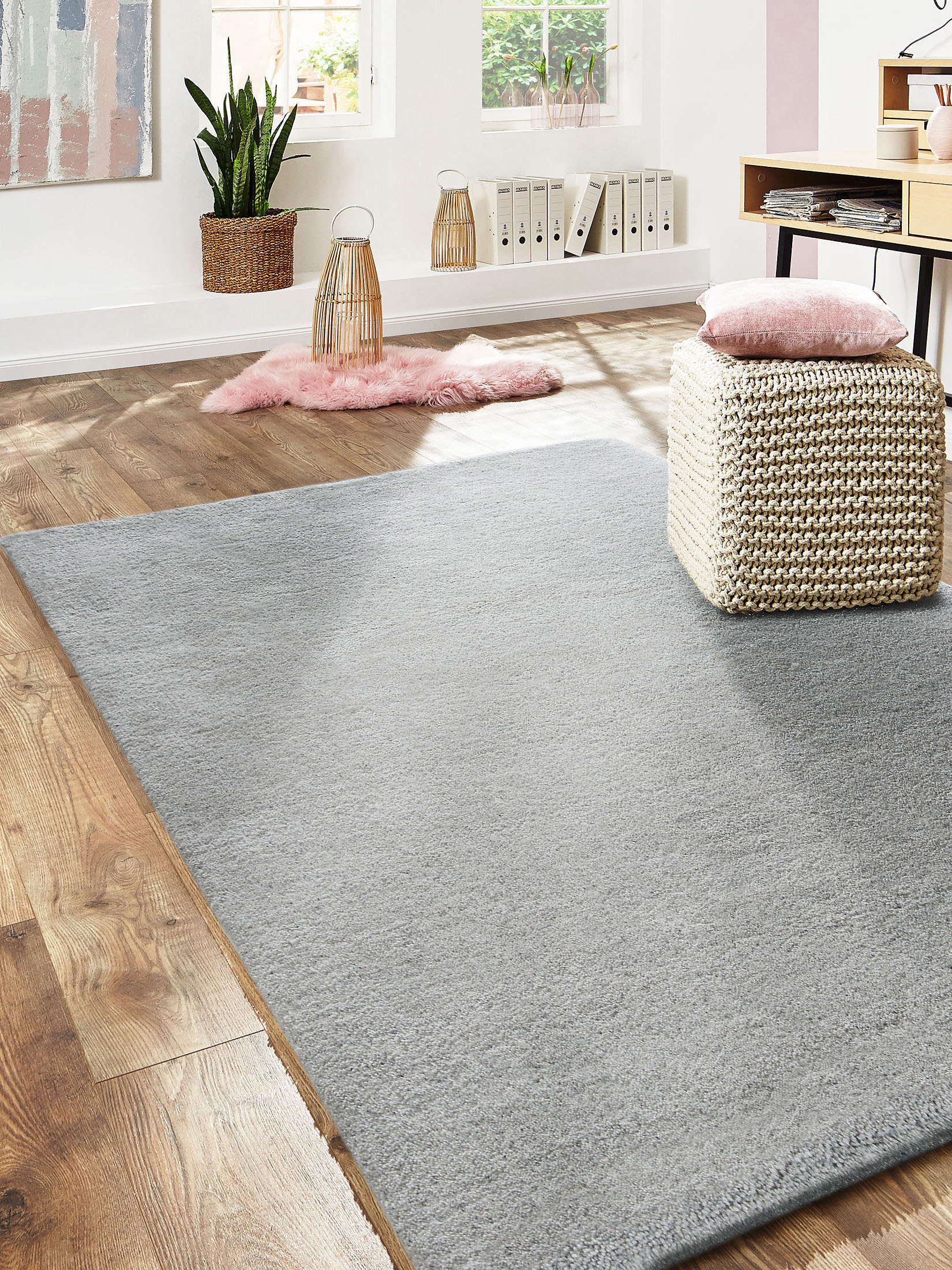 Mavora Woll-Teppich, Stone Grey