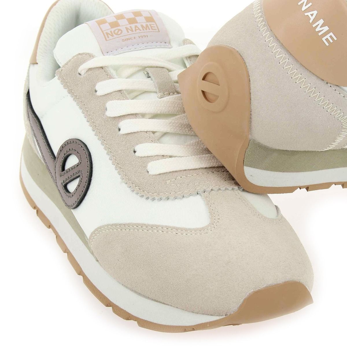 No Name  CITY RUN JOGGER - Blanc Beige