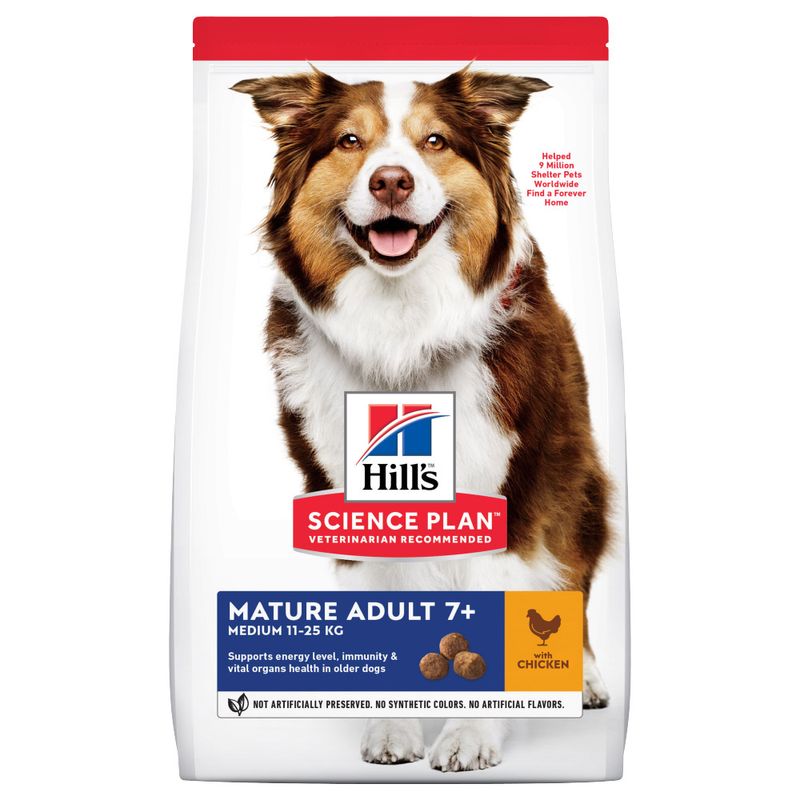 Hill's Science Plan Mature Adult 7+ Medium mit Huhn zu TOP-Preisen