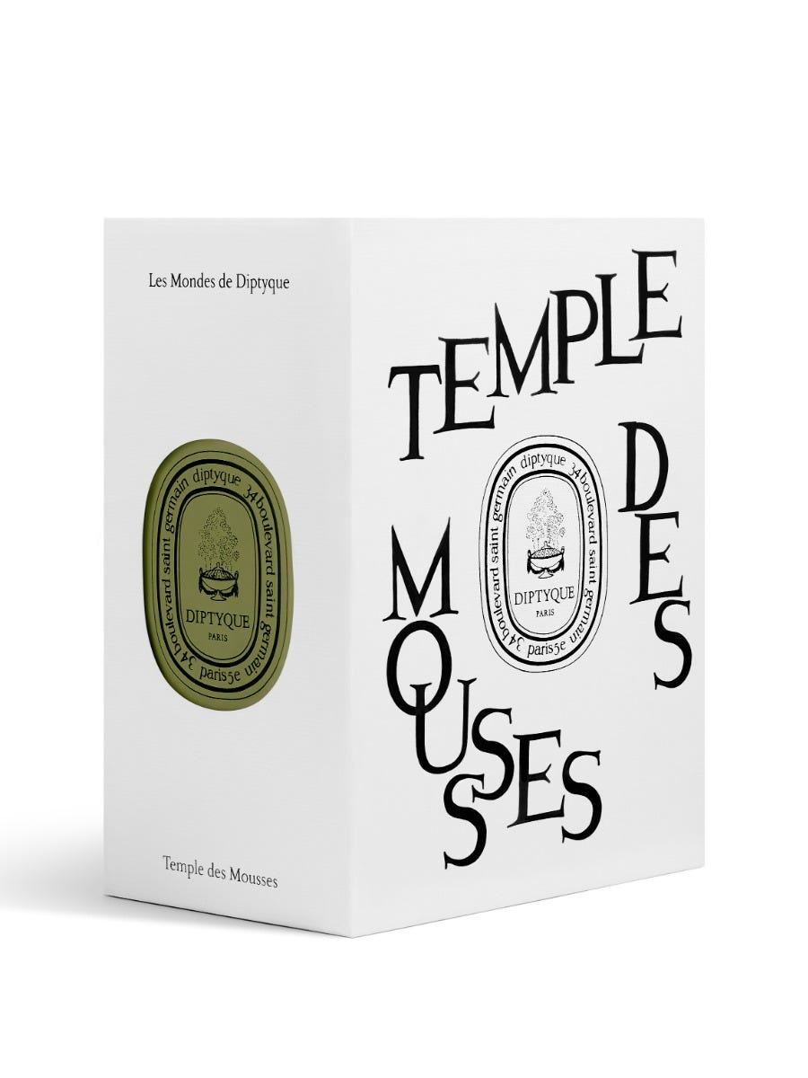Temple des Mousses - Bougie Rechargeable