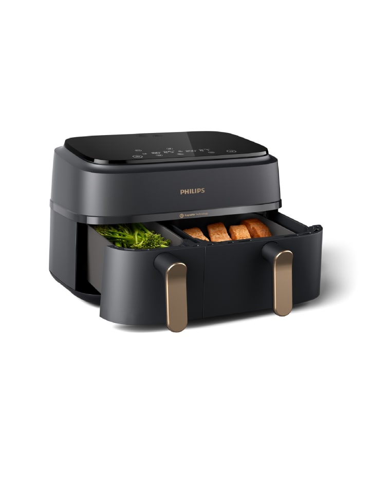 Philips NA352/04 3000 Series Doppel-Heißluftfritteuse 9 l in Schwarz günstig kaufen onesize