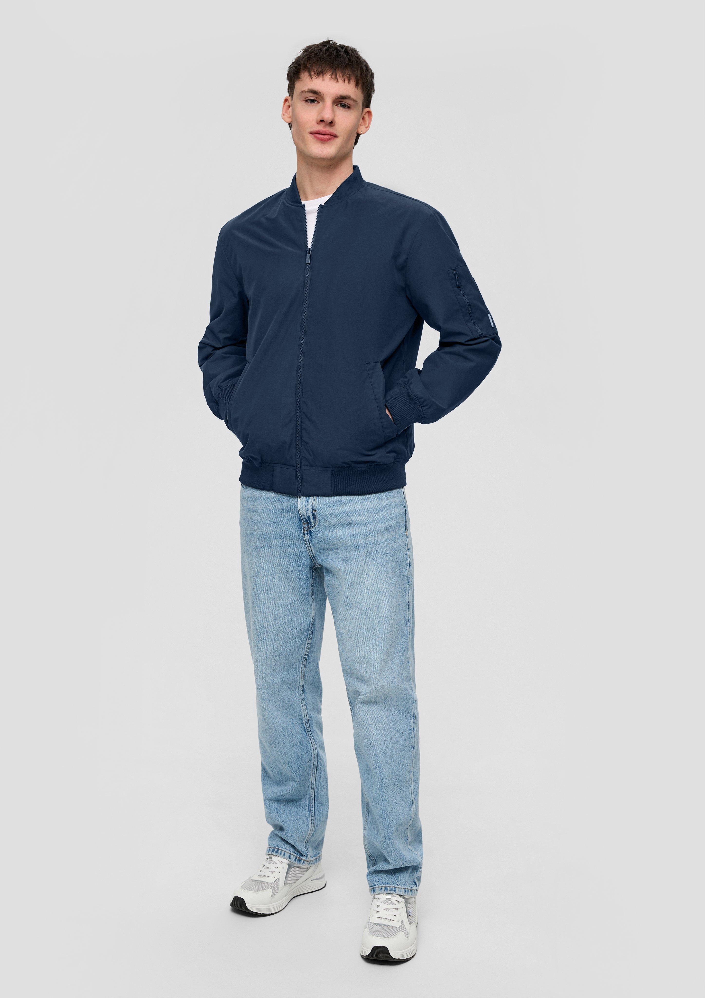 Blouson-Jacke mit Ärmel-Zipper  2141629-5884