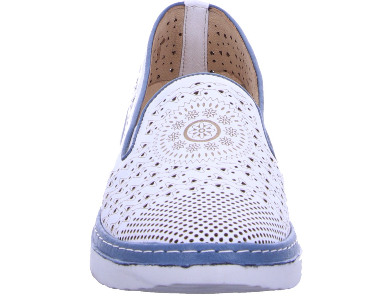 DIVERSE Sportliche Slipper weiss