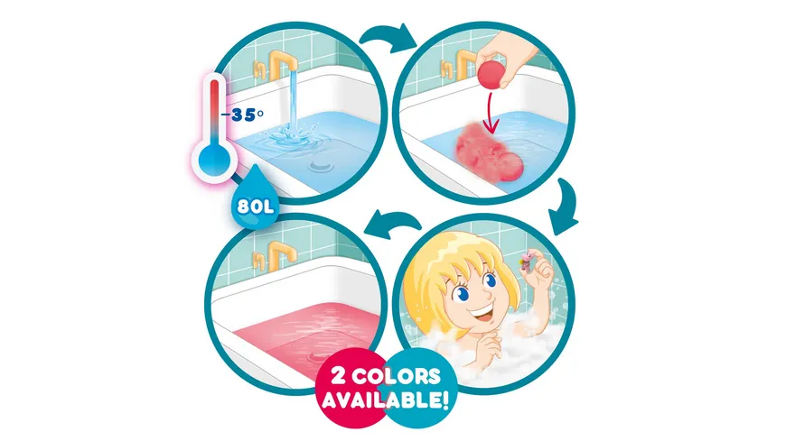 CRAZE - INKEE Badekugeln Fun Beach mit Wassermelonen-Duft Geschenkpackung 100 g