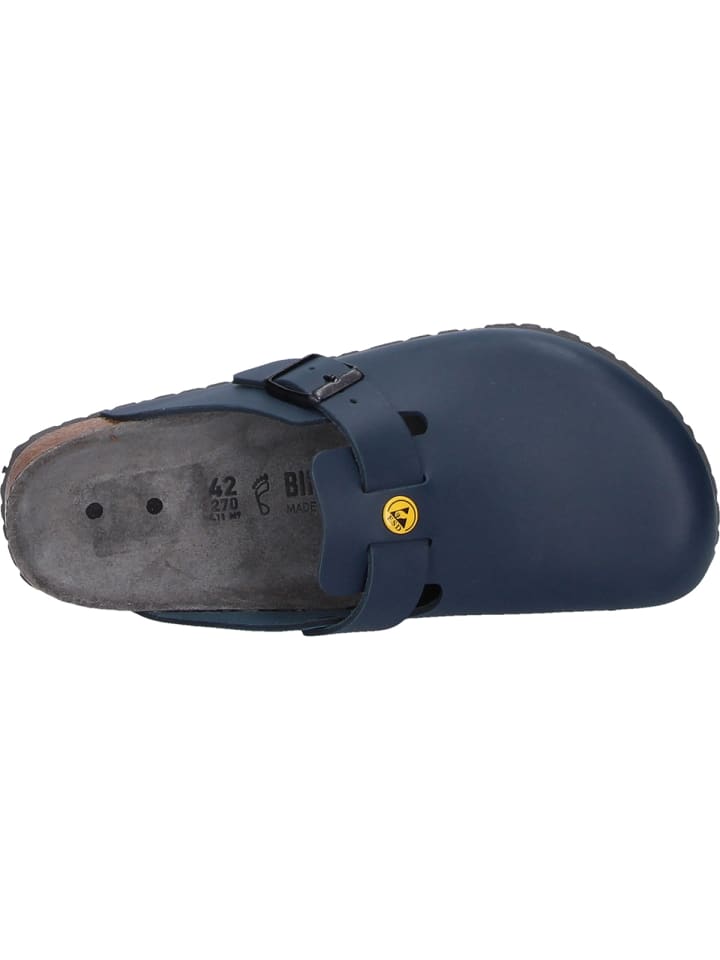 Birkenstock Pantoletten Boston ESD in blau günstig kaufen