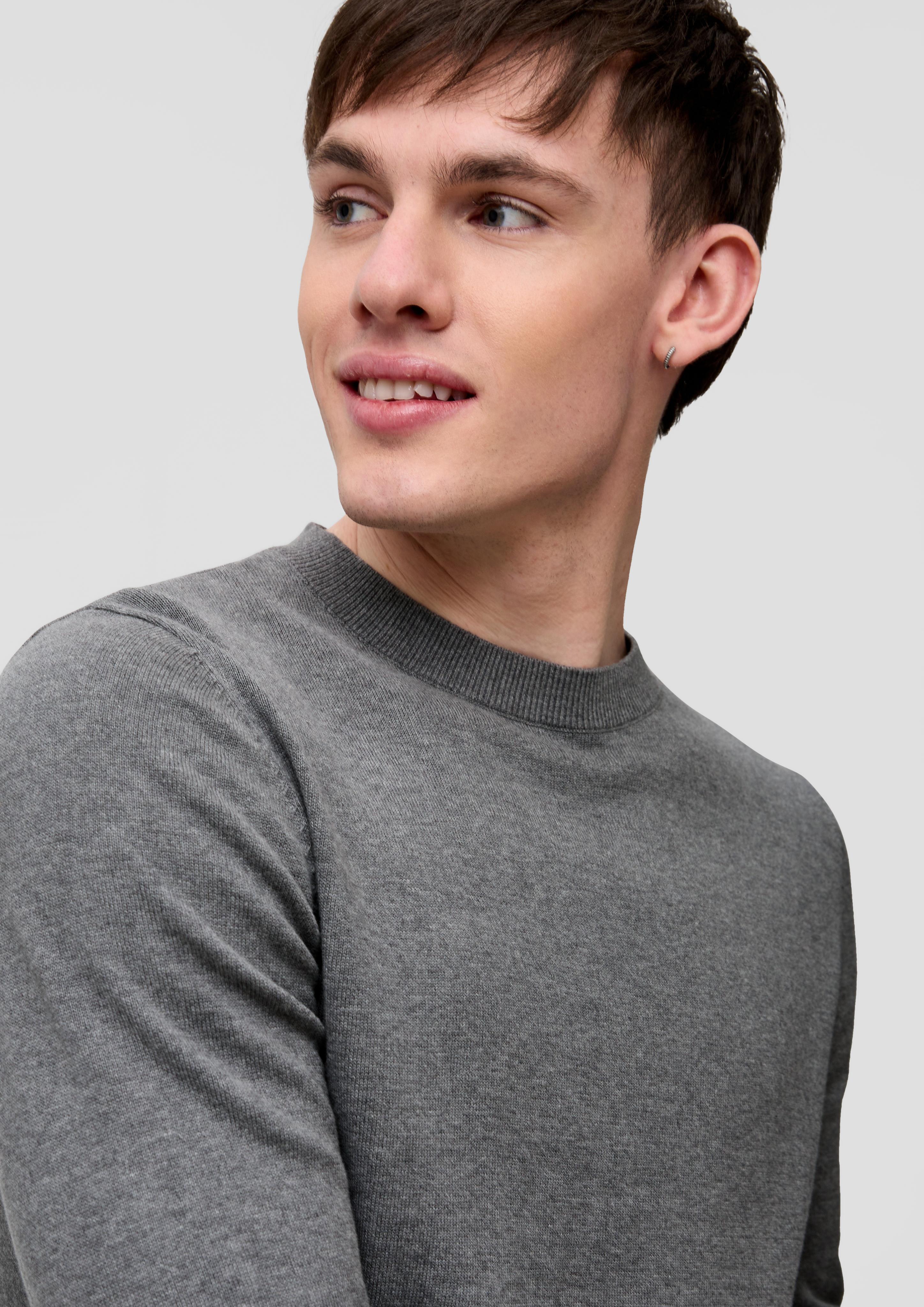 Strickpullover mit Crewneck  2141220-9730