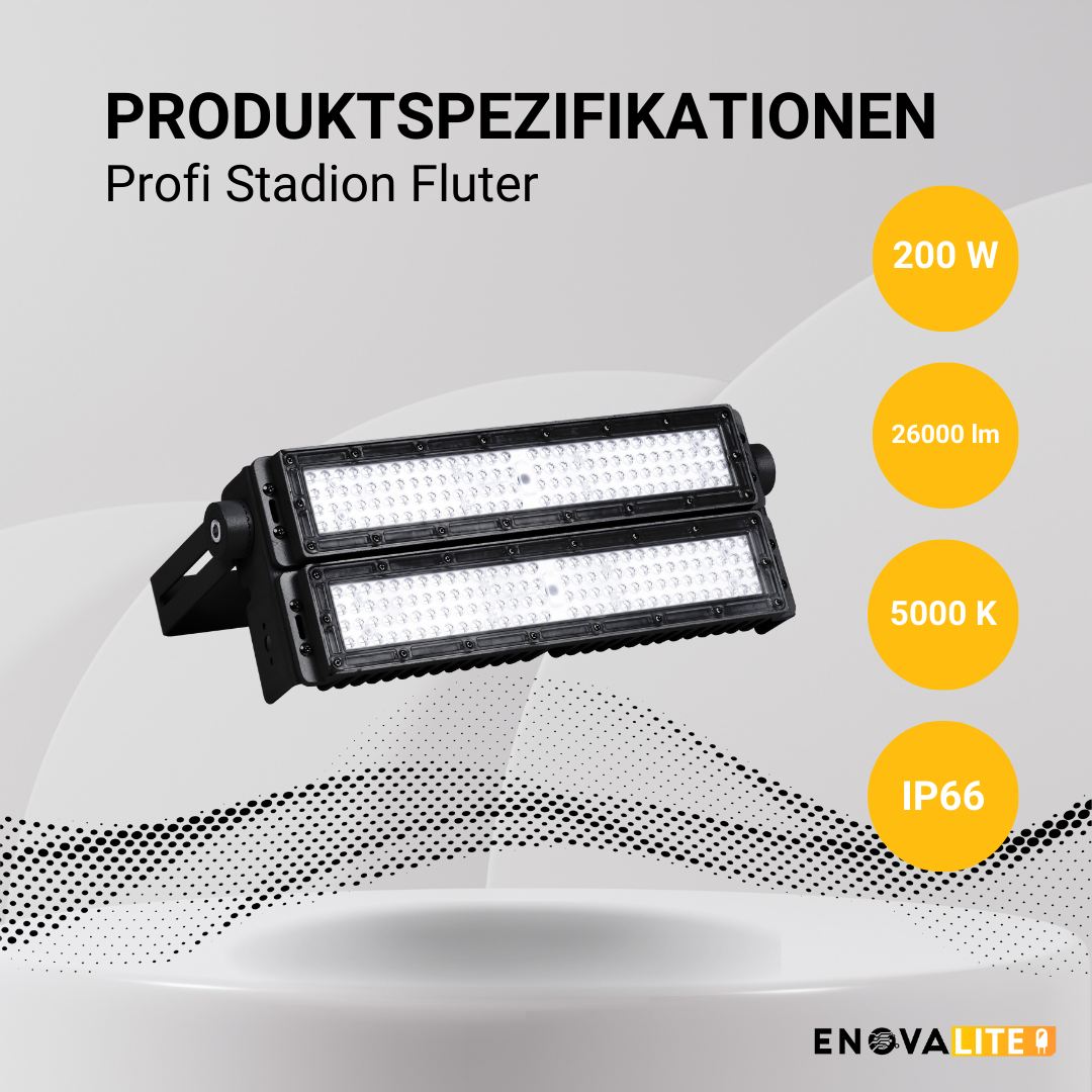 ENOVALITE Profi Stadion Fluter, 200 W