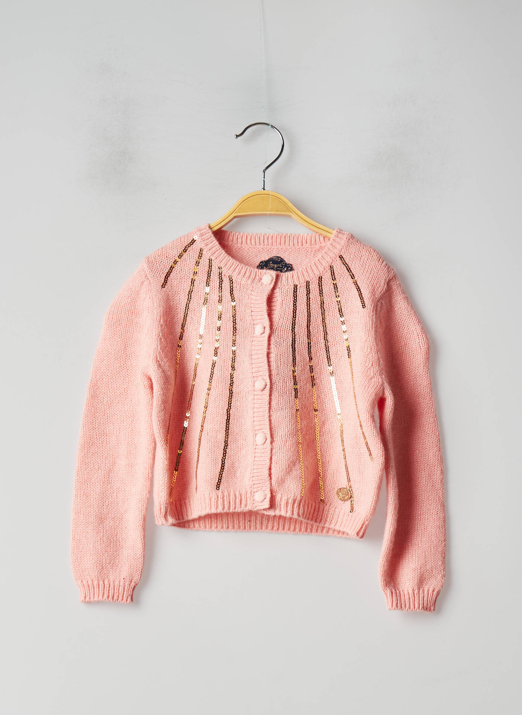 Sergent Major Cardigans Fille couleur rose