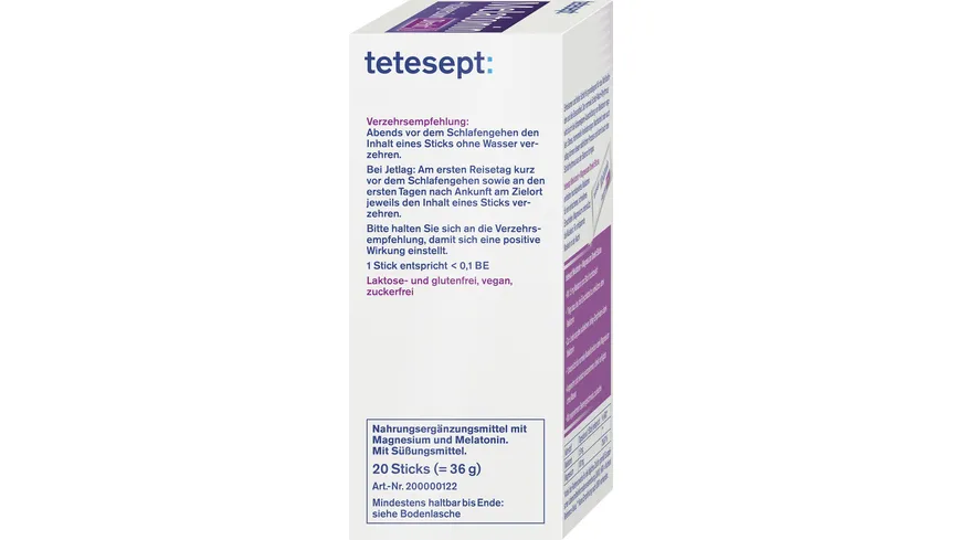 tetesept Melatonin + Magnesium Direkt Stick