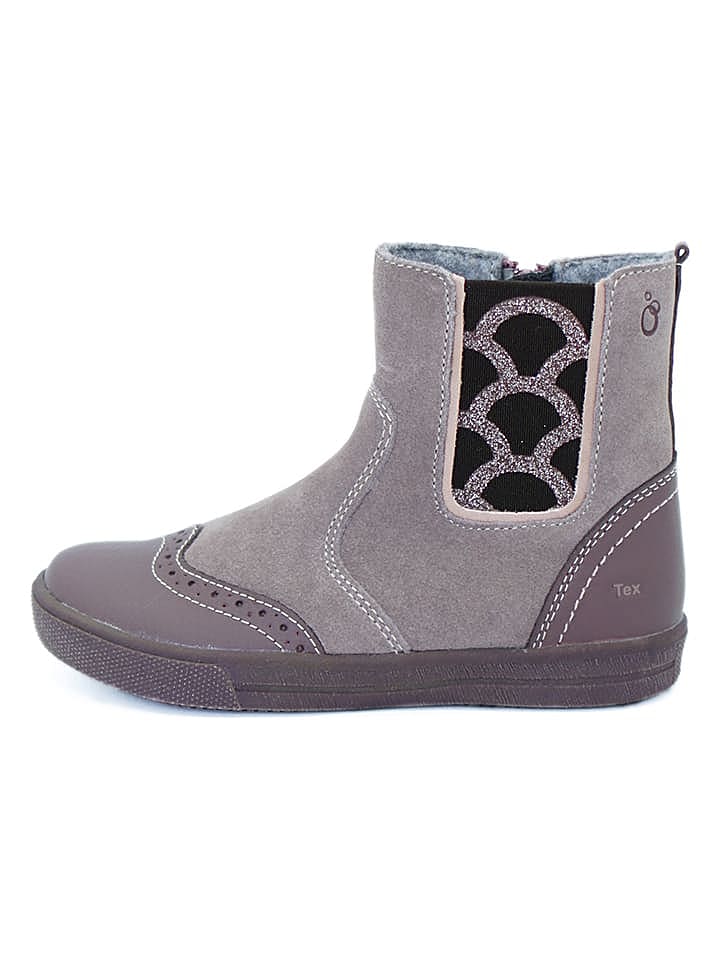 lamino Leder-Chelsea-Boots in Mauve günstig kaufen 30