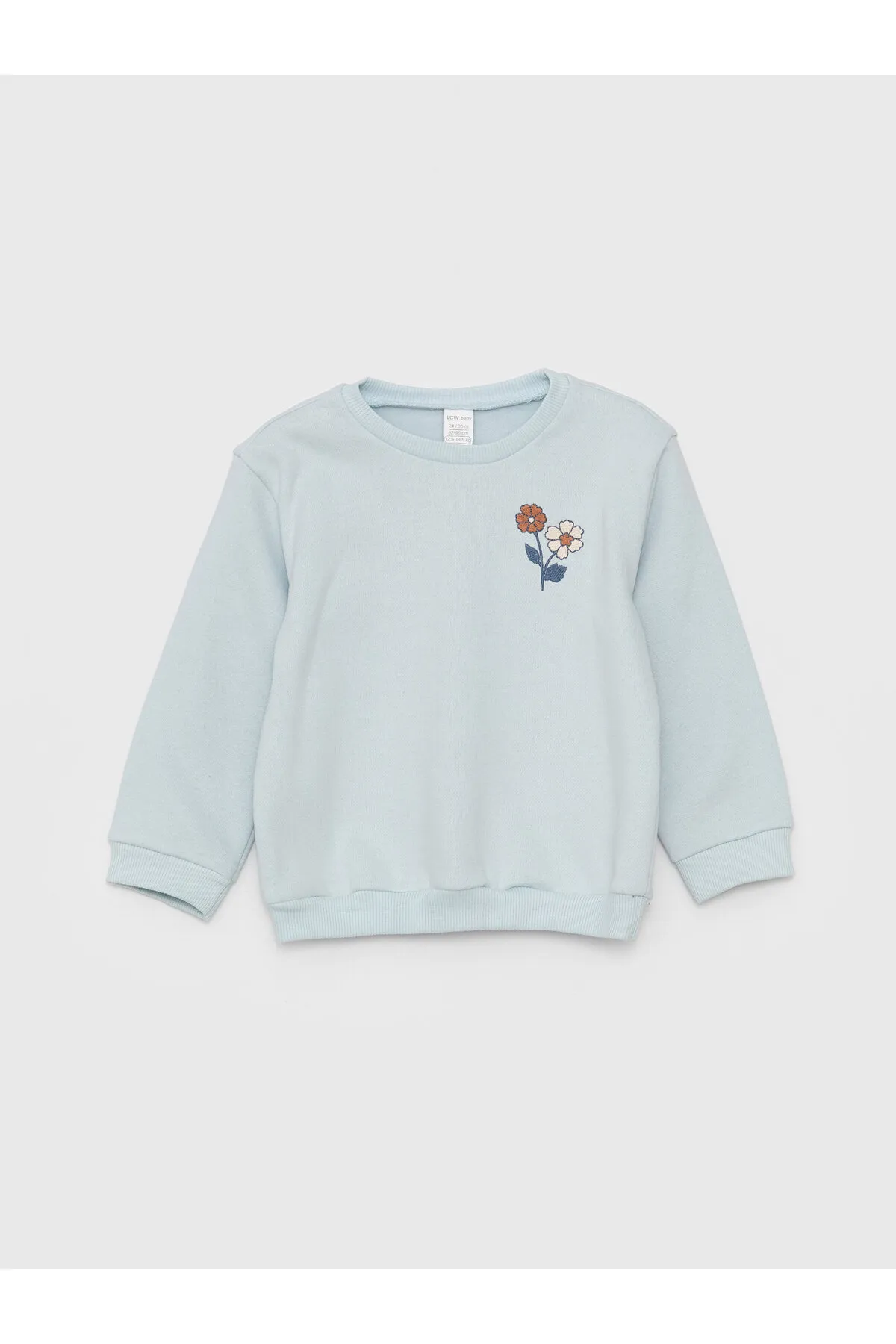 LC Waikiki  2-teiliges Set aus langärmeligem Sweatshirt und Strumpfhosen für Babys mit Rundhalsausschnitt