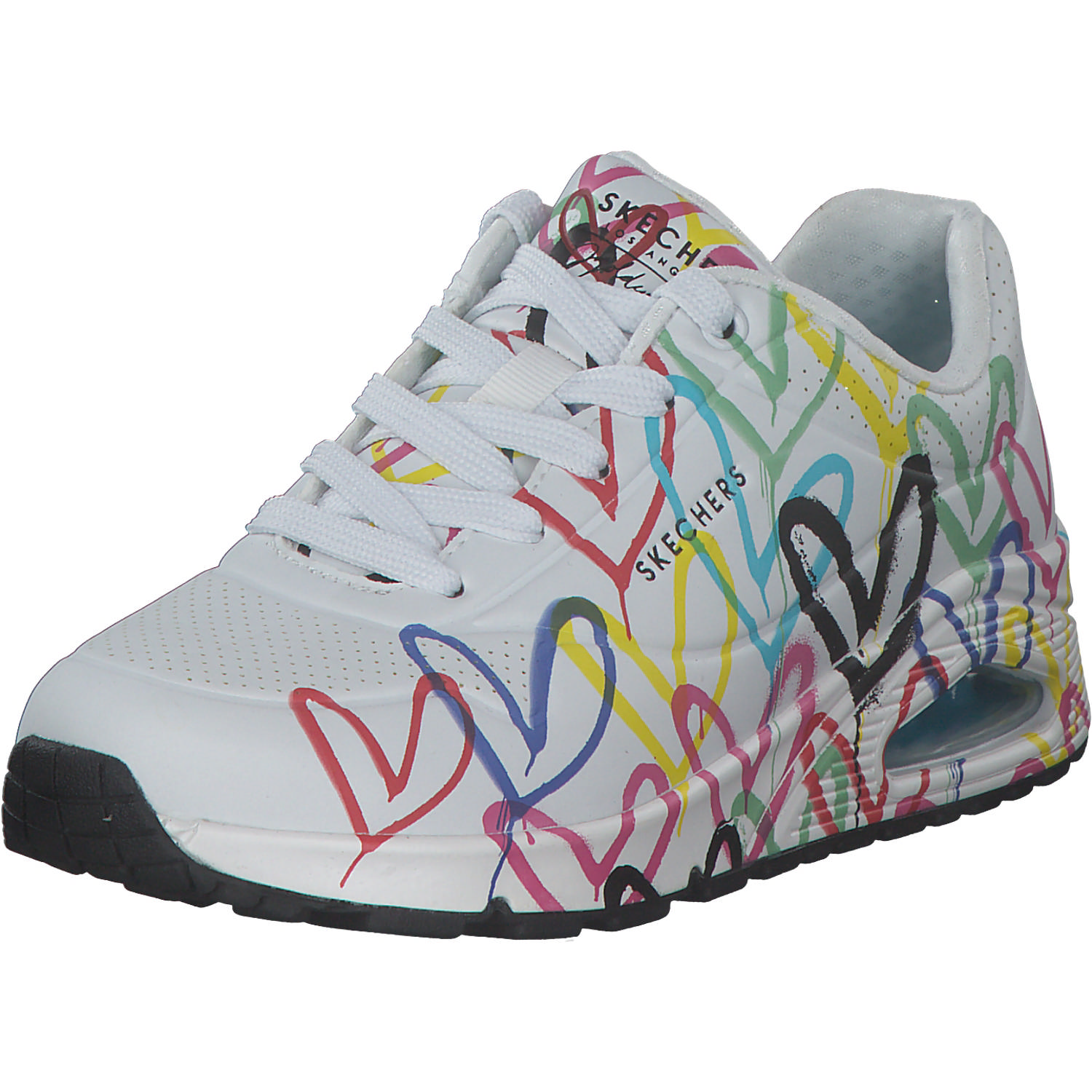 Skechers 155507, Sneakers Low, Damen, WMLT Weiß