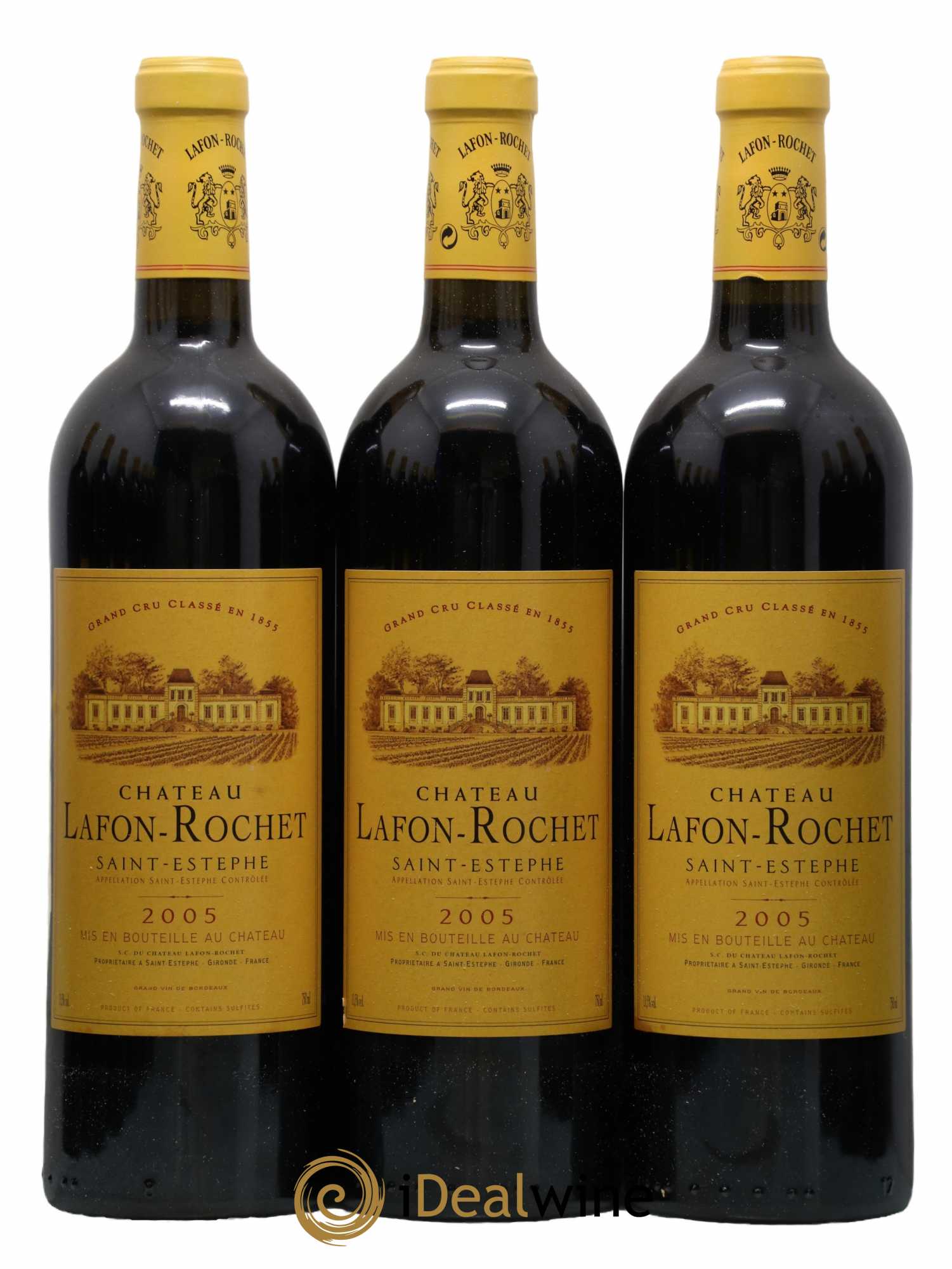 Château Lafon Rochet 4ème Grand Cru Classé  2005 - Lot de 12 Bouteilles