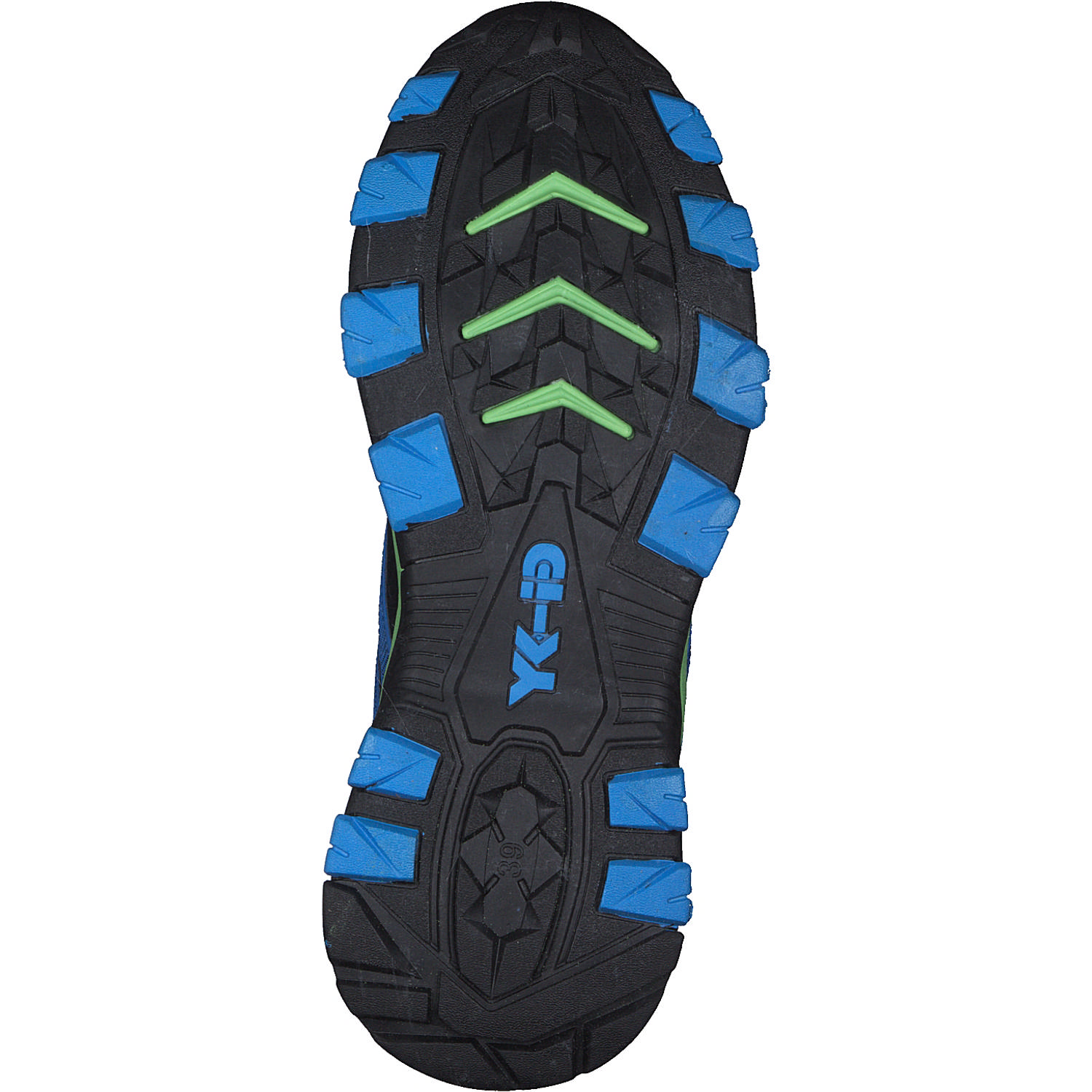 Salamander Cedric 27102, Trekkingschuhe, Kinder, Schwarz/Blau/Neongrün