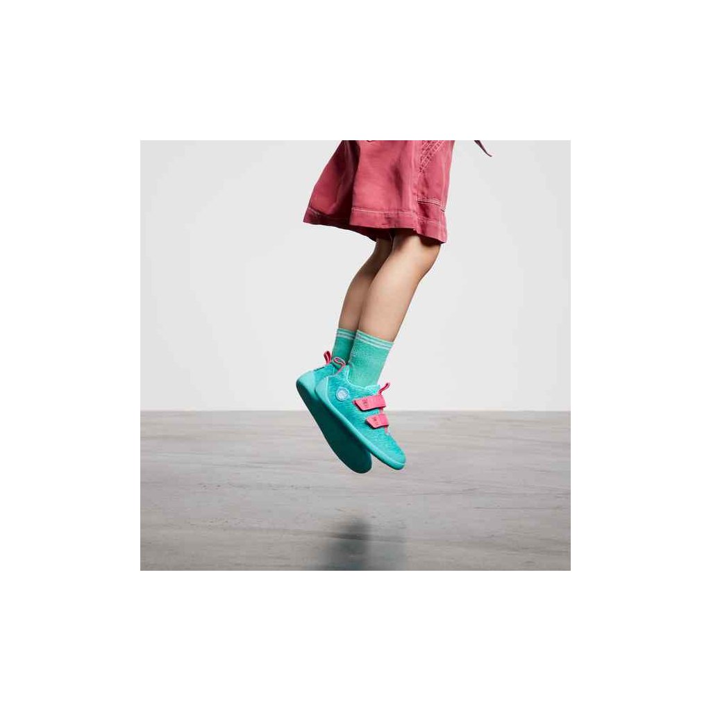 Affenzahn Barfußschuh Knit Happy Eule Klett