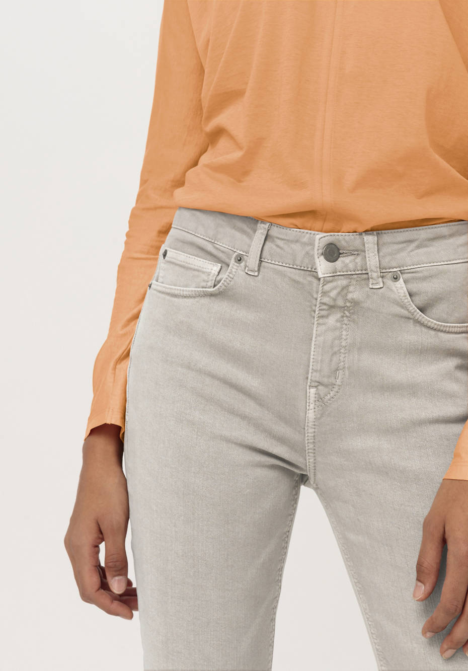 Jeans High Rise Slim Fit aus Bio-Denim