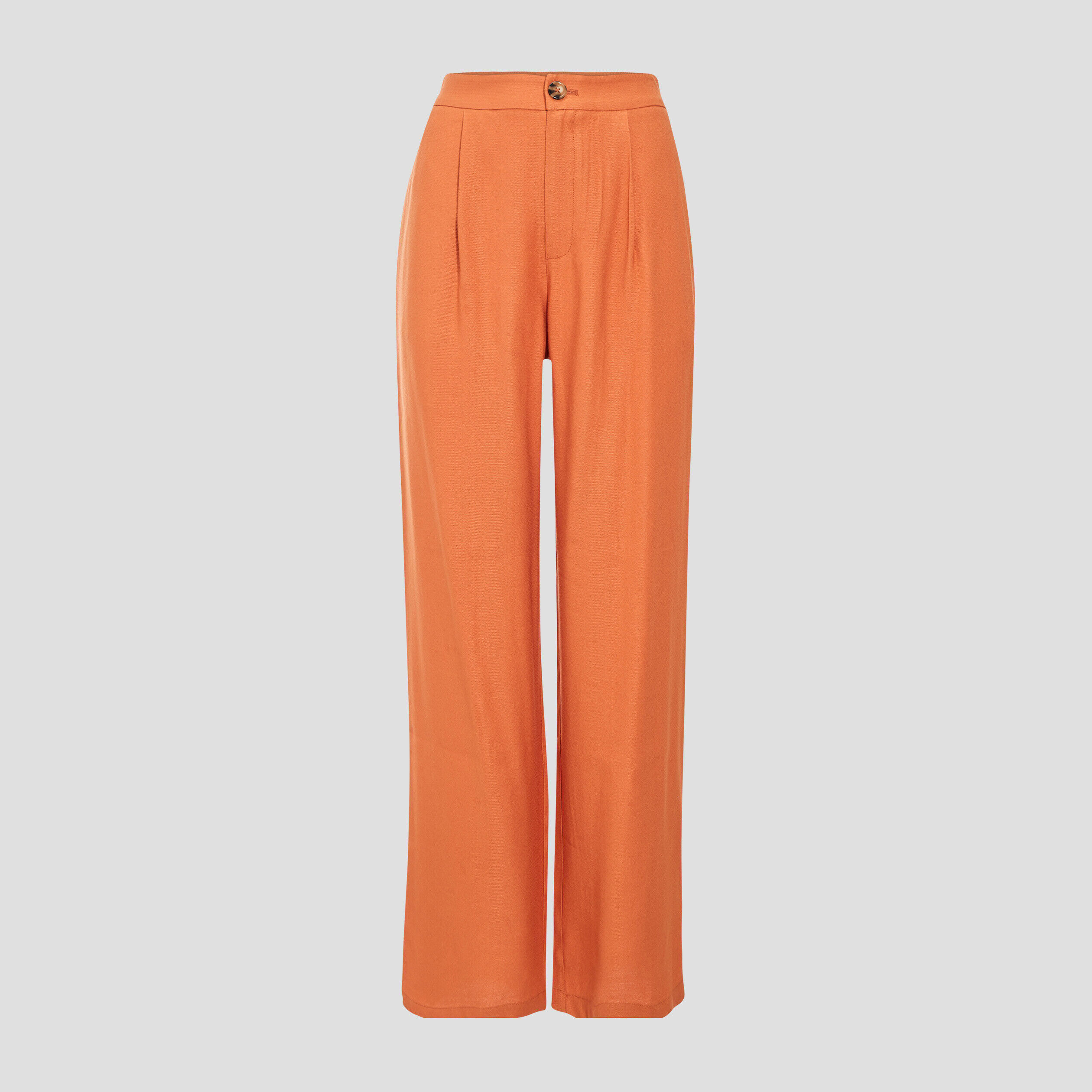 Pantalon city large orange femme | Cache Cache