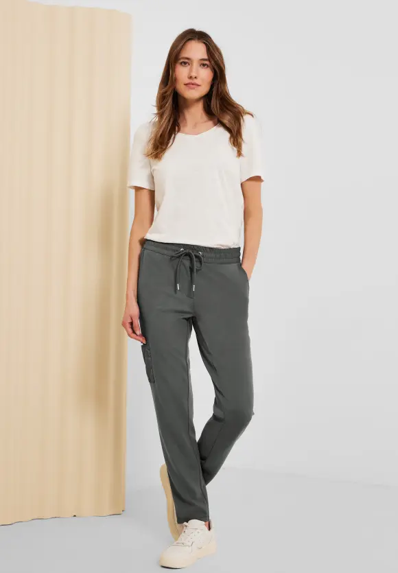 CECIL Casual Fit Jerseyhose